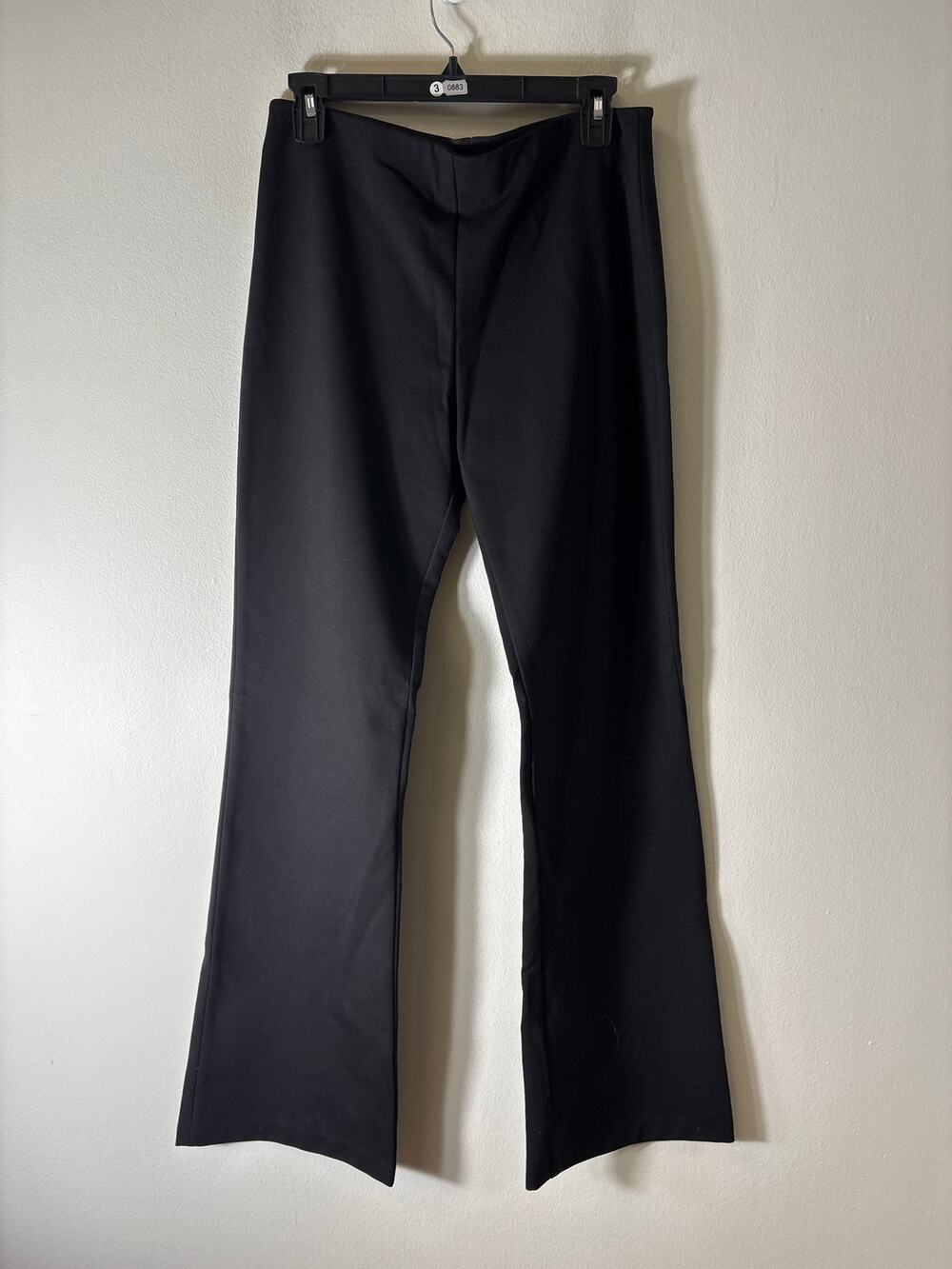 Equestrian Black Pull On Pants Sz Large